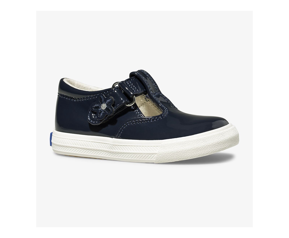 Keds Slip Ons Kinder Navy - Daphne Patent - RZG-608952